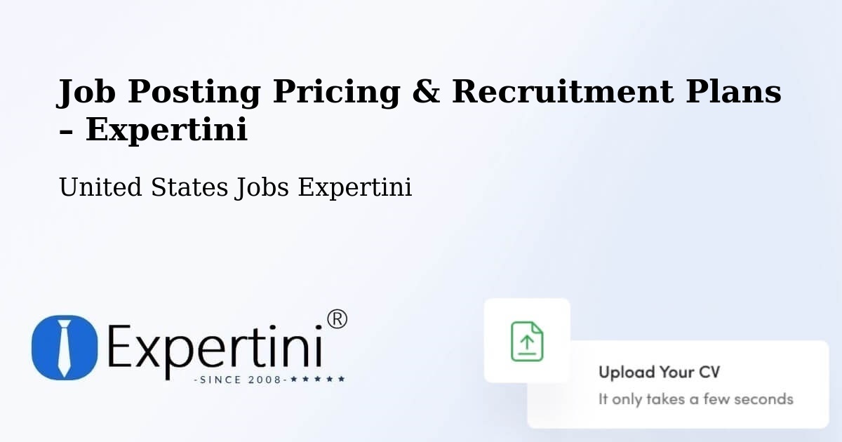 Job Posting Pricing & Recruitment Plans – Belpre - Belpre, United States Jobs Expertini